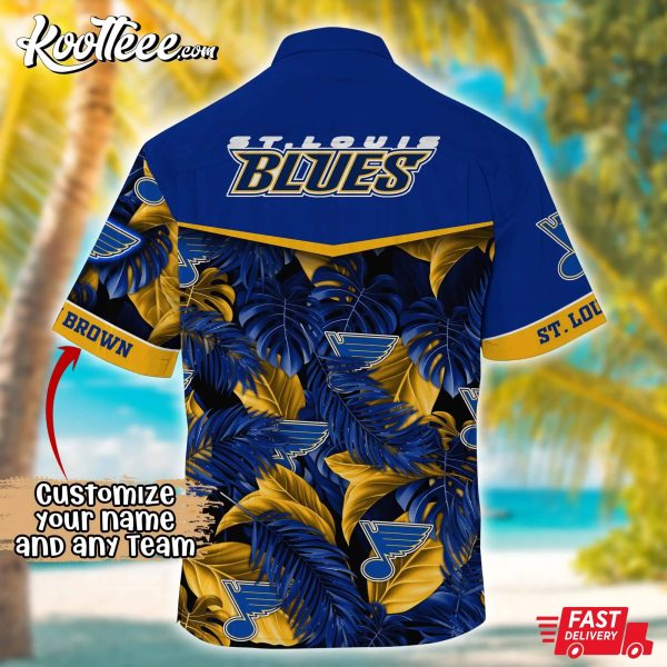 St Louis Blues NHL Custom Hawaiian Shirt