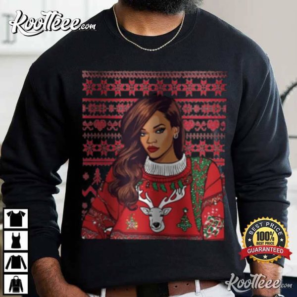 Rihanna Christmas Gift For Fan T-Shirt