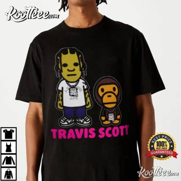 Bape X Travis Scott Baby Milo T-Shirt