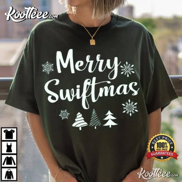 Merry Swiftmas Gift For Swiftie T-Shirt