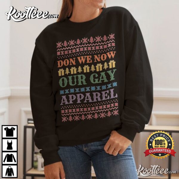 LGBT Don We Now Our Gay Apparel Christmas T-Shirt