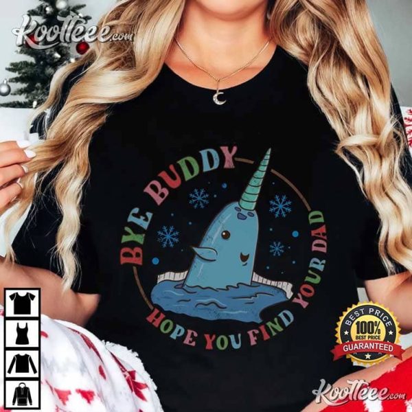 Mr Narwhal Elf Christmas Movie T-Shirt