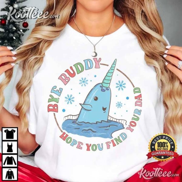 Mr Narwhal Elf Christmas Movie T-Shirt