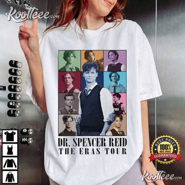 Dr Spencer Reid Criminal Minds The Eras Tour T-Shirt