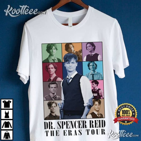 Dr Spencer Reid Criminal Minds The Eras Tour T-Shirt