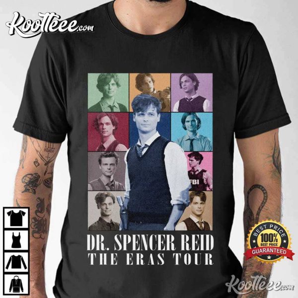 Dr Spencer Reid Criminal Minds The Eras Tour T-Shirt