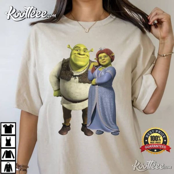 Shrek And Fiona Movie Gift T-Shirt