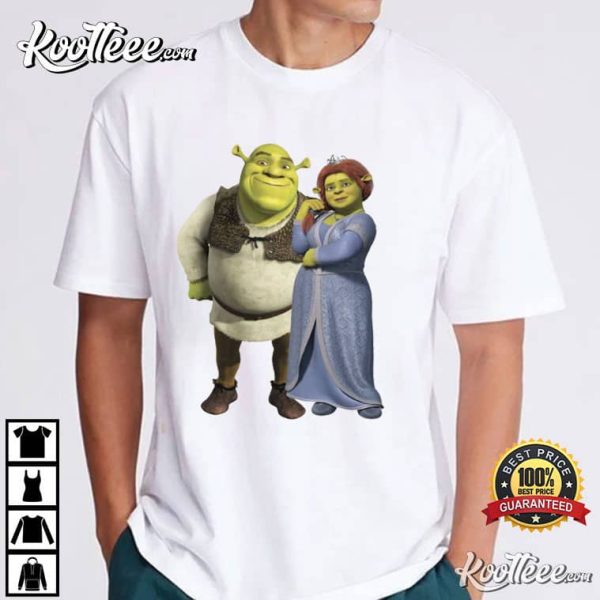 Shrek And Fiona Movie Gift T-Shirt