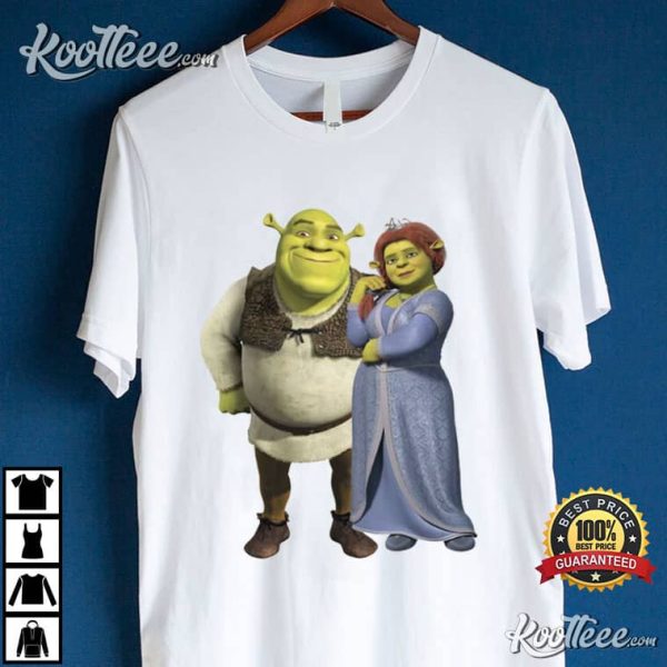 Shrek And Fiona Movie Gift T-Shirt