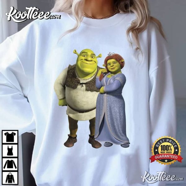 Shrek And Fiona Movie Gift T-Shirt