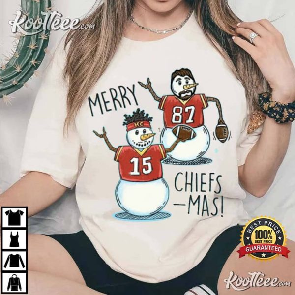 Mahomes Merry Chiefsmas Kansas City T-Shirt