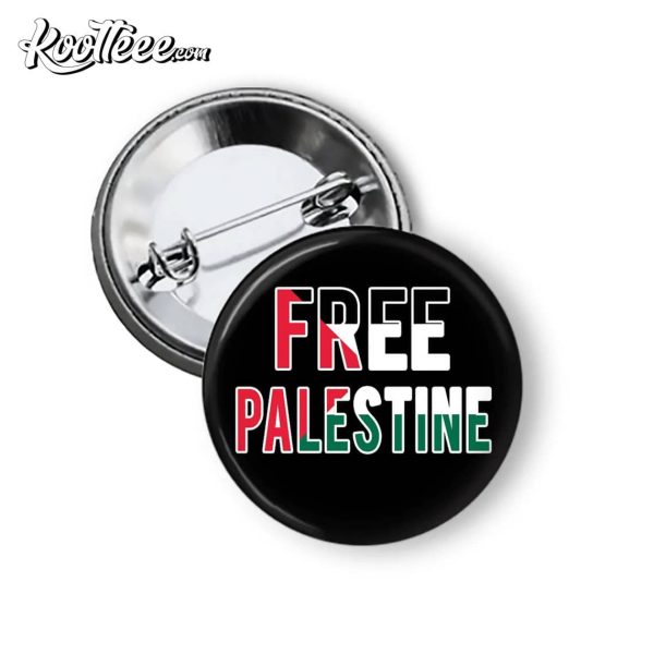 Free Palestine Pin Button