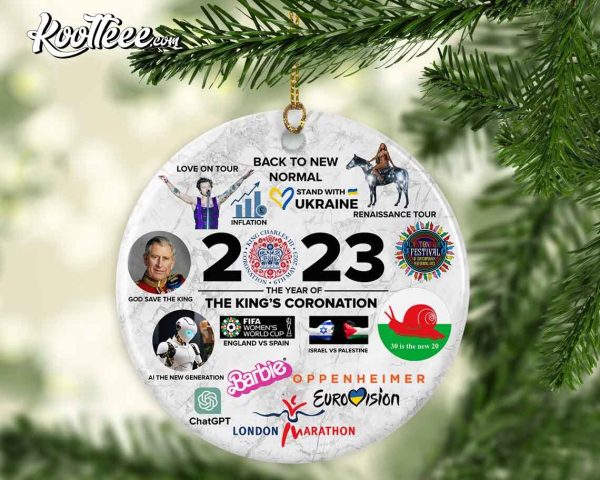Rewind 2023 Remark Events Christmas Ornament