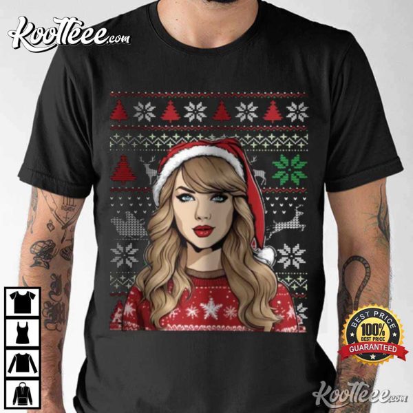 Taylor Fan Art Christmas Swifties T-Shirt