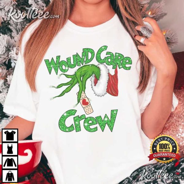 Grinches Wound Care Nurse Crew Christmas T-Shirt