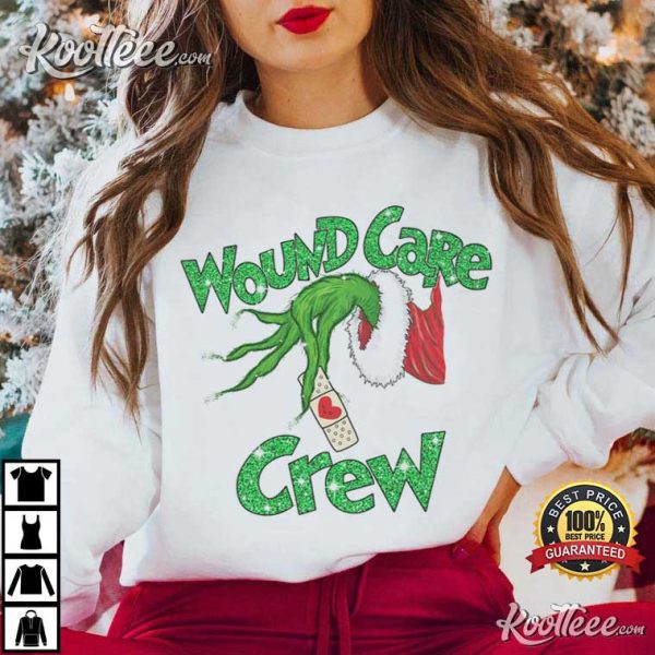 Grinches Wound Care Nurse Crew Christmas T-Shirt