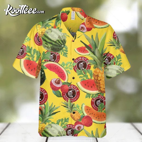 Chipotle Fruit Pattern Funny Hawaiian Shirt