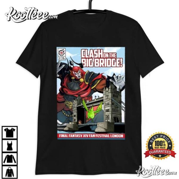 Clash On The Big Bridge Final Fantasy XIV Fan Festival London T-Shirt