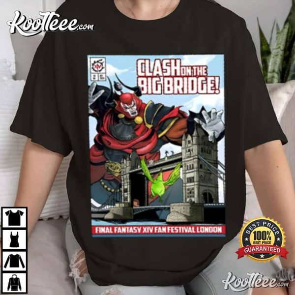 Clash On The Big Bridge Final Fantasy XIV Fan Festival London T-Shirt