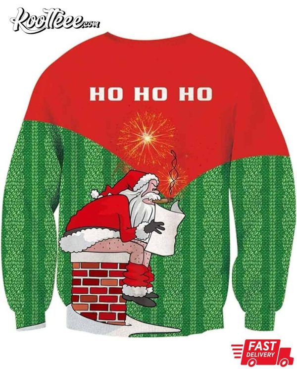 Funny Santa Claus Christmas Ugly Sweater