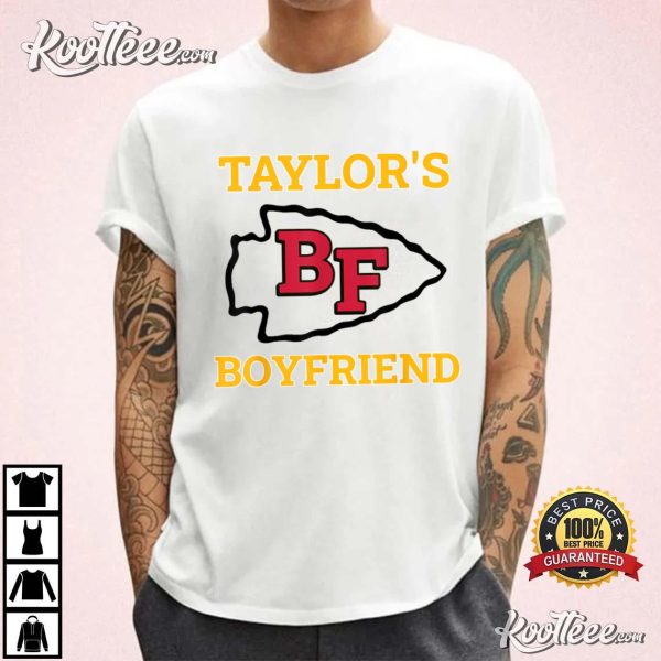 Go Taylor’s Boyfriend Kansas City Football T-Shirt