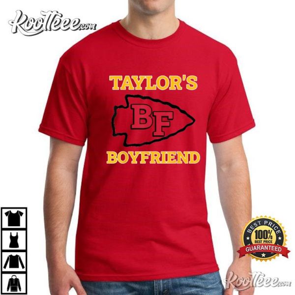 Go Taylor’s Boyfriend Kansas City Football T-Shirt