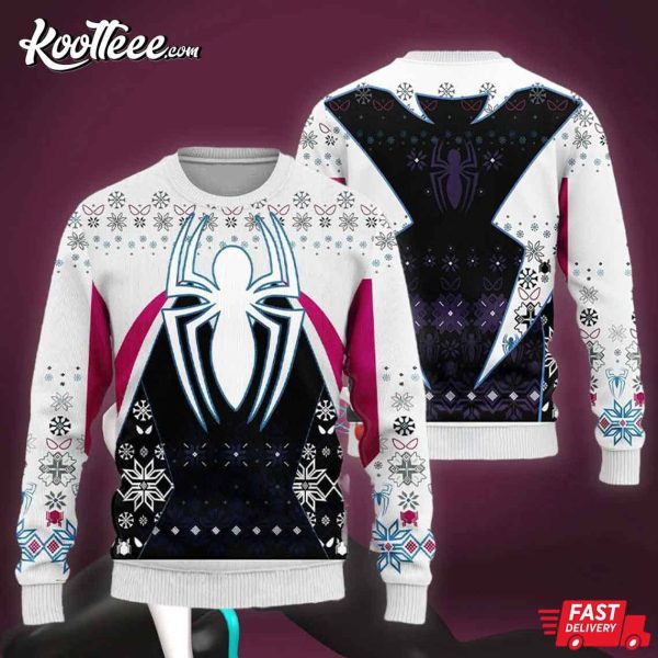Ghost Spider Gwen Stacy Ugly Christmas Sweater