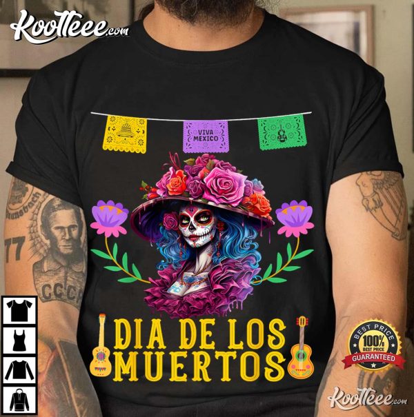 Day of the Dead Dia De los Muertos Costume T-Shirt