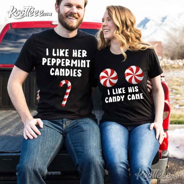 Funny Matching Christmas Couple Shirts
