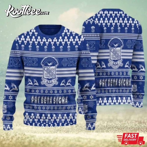 Phi Beta Sigma Ugly Christmas Sweater