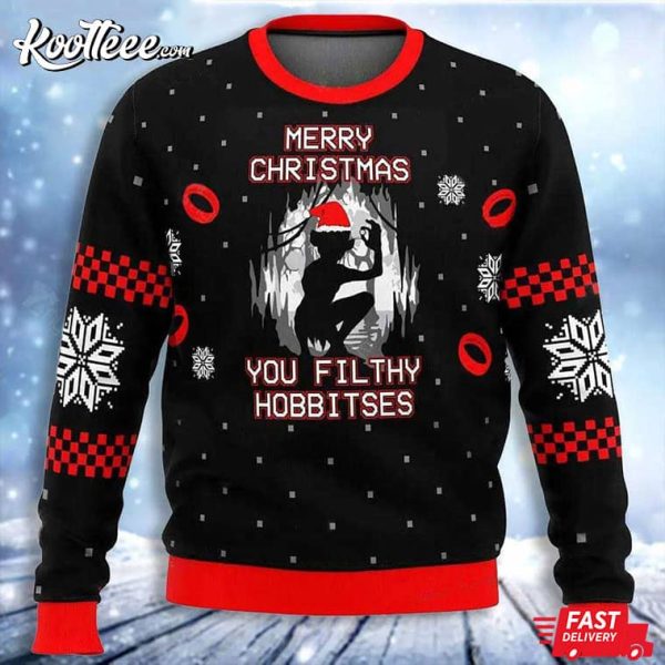 Lord Of The Rings Filthy Hobitses Ugly Sweater