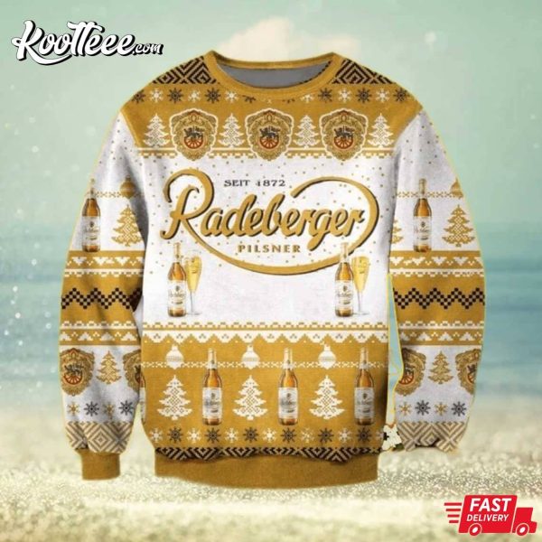 Radeberger Pilsner Beer Ugly Christmas Sweater