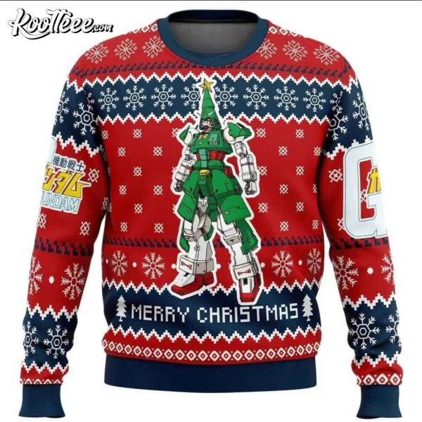 Gundam Robot Game Ugly Christmas Sweater