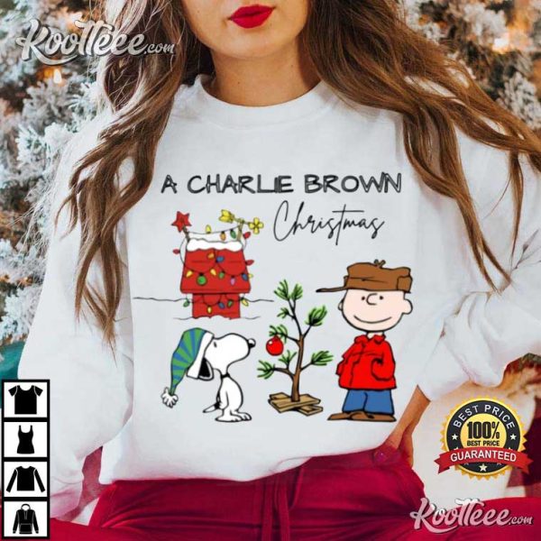 Charlie and the Snoopy Christmas T-Shirt