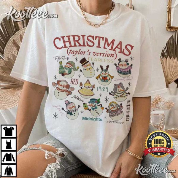 Christmas Taylor’s Version Snowman T-Shirt