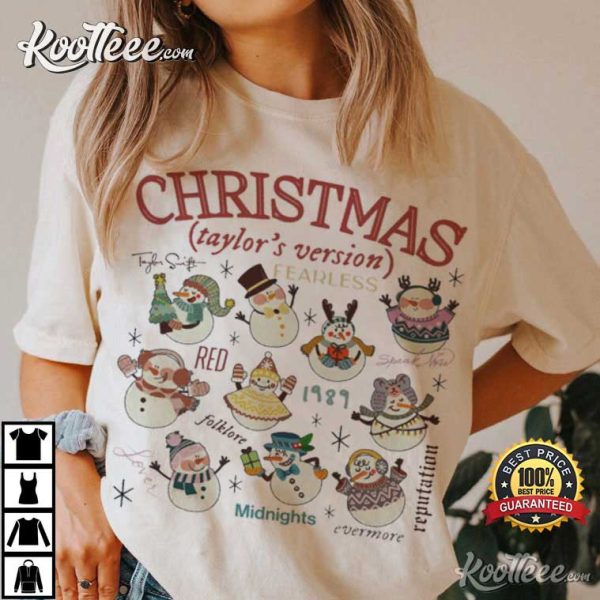 Christmas Taylor’s Version Snowman T-Shirt