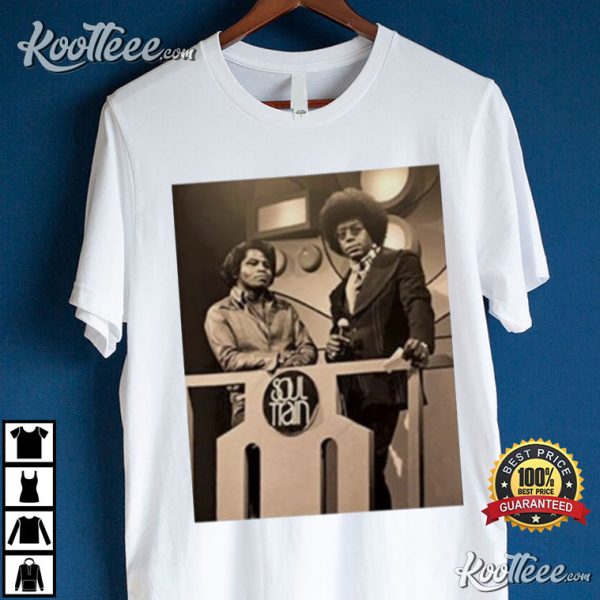 James Brown and Don Cornelius Soul Train T-Shirt