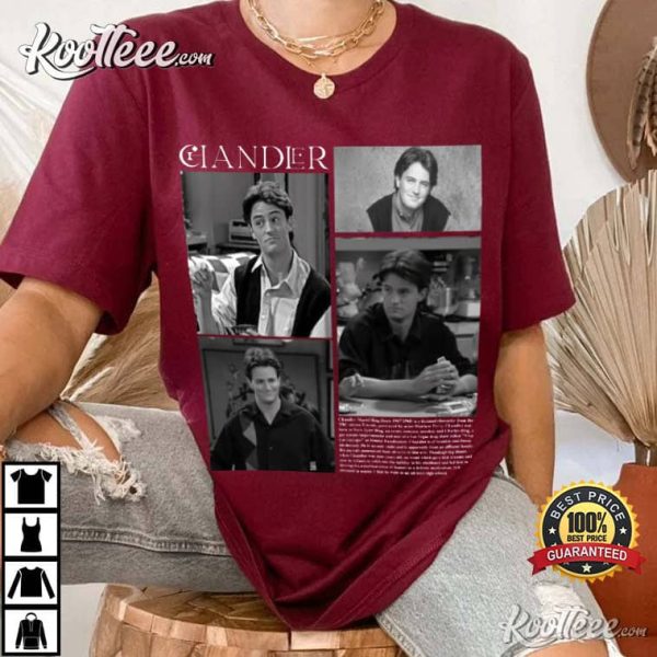 Chandler Bing Friends Matthew Perry Vintage T-Shirt