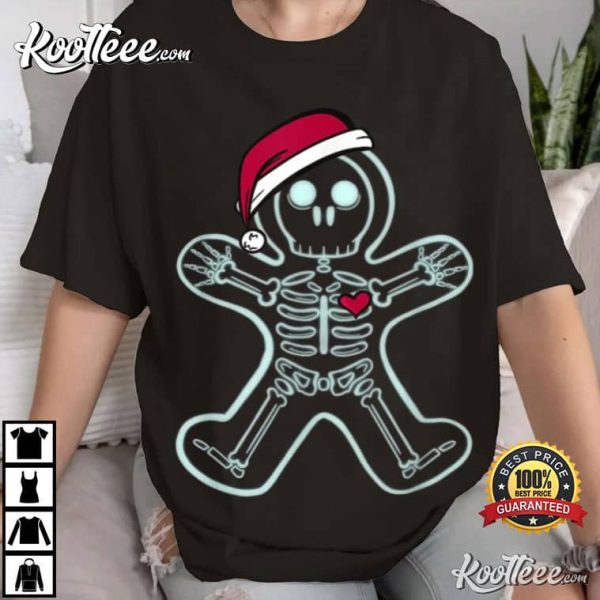 Christmas X-Ray Gingerbread Man Radiologist T-Shirt