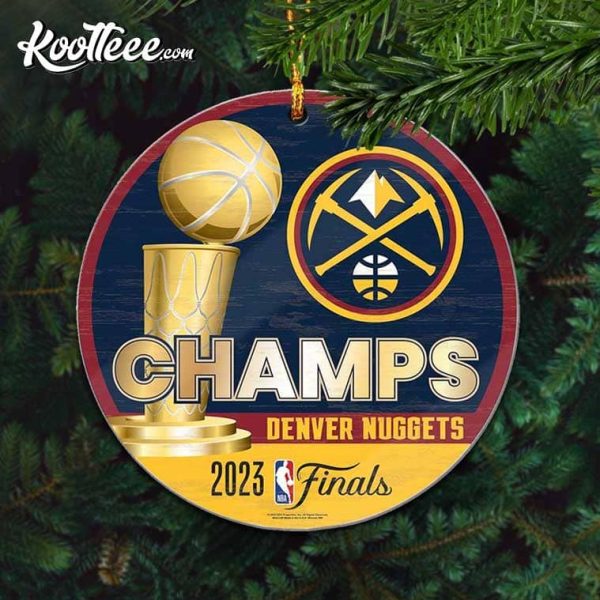 Denver Nuggets 2023 NBA Finals Champions Ornament