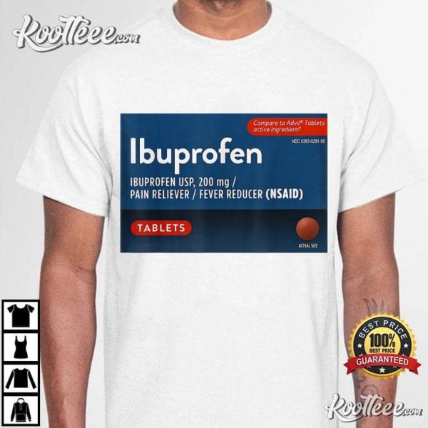 Ibuprofen Funny Nurse Halloween T-Shirt