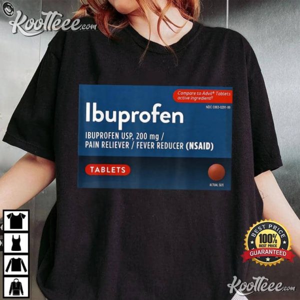 Ibuprofen Funny Nurse Halloween T-Shirt