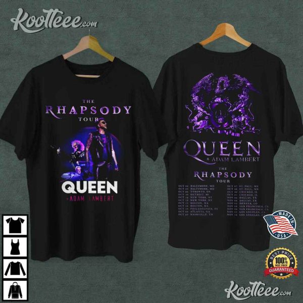 Queen and Adam Lambert The Rhapsody Tour T-Shirt