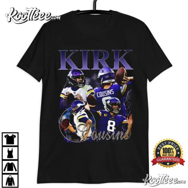 Kirk Cousins Quarterback Vintage T-Shirt