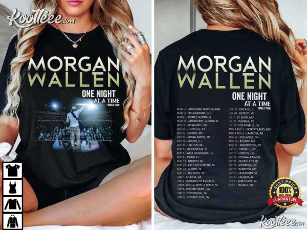 Morgan Wallen One Night At A Time World Tour T-Shirt