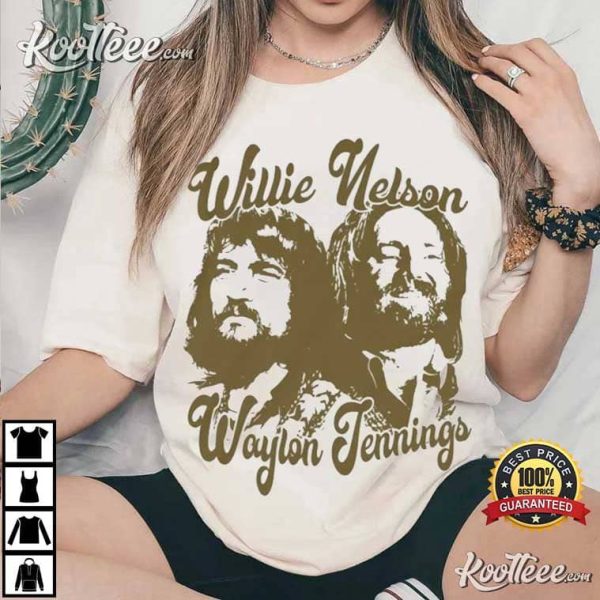 Willie Nelson And Waylon Jennings T-Shirt