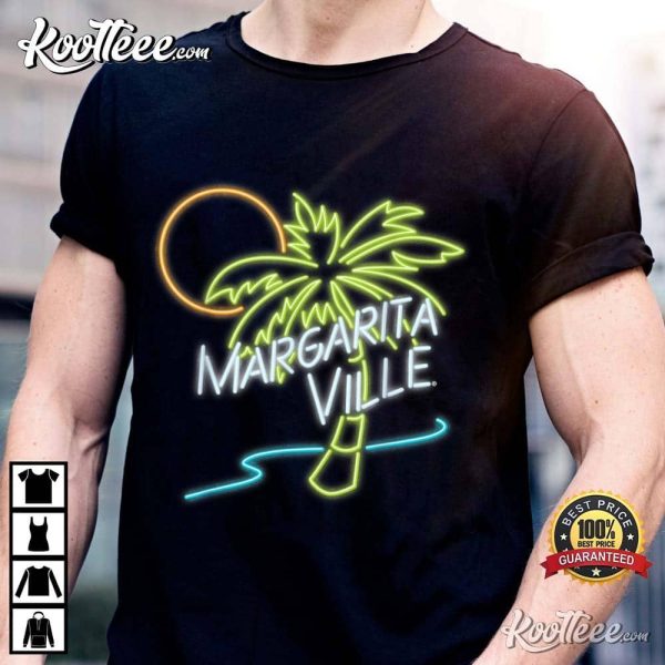 Margaritaville Neon Jimmy Buffett T-Shirt