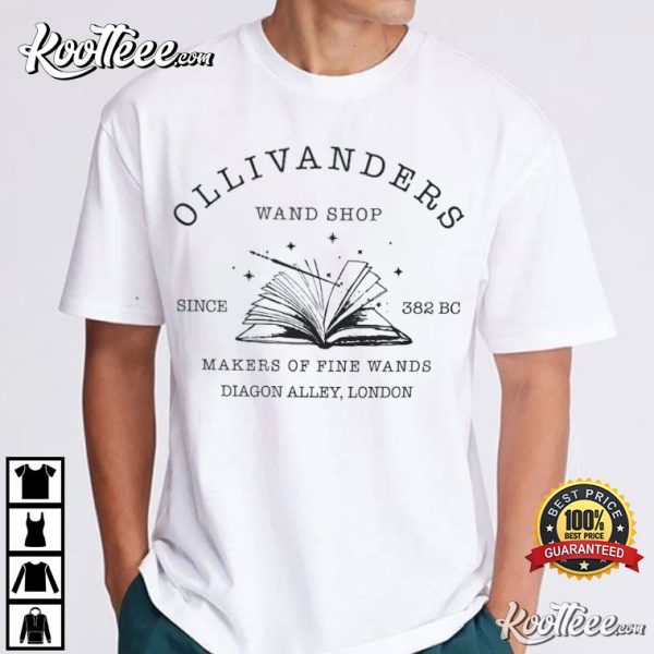 Ollivanders Wand Shop Harry Potter Wizard Store T-Shirt
