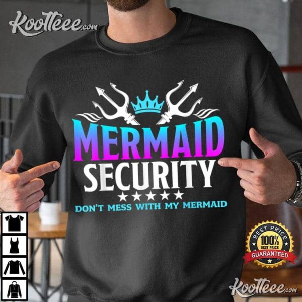 Mermaid Security Halloween Costume T-Shirt
