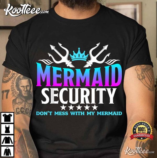 Mermaid Security Halloween Costume T-Shirt